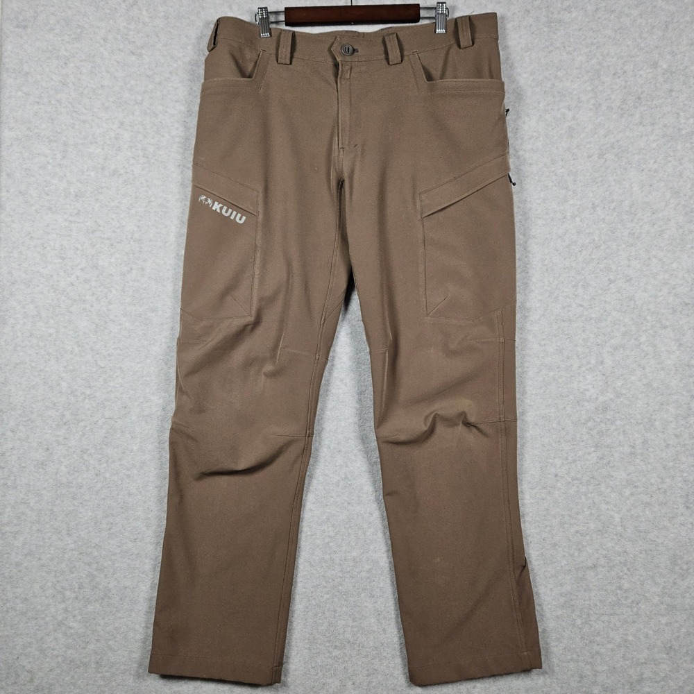 Kuiu Mens 38 Brown Attack Pants Tactical Hunting Outdoor Hiking Performance Gear